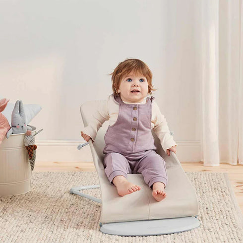 BabyBjörn Baby Bouncers BLISS 3D Jersey, Light Beige